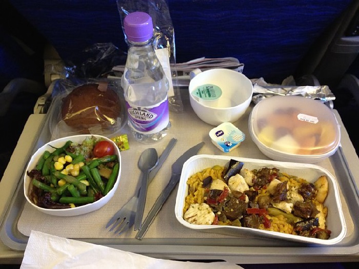 comida de aviao british